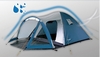 Палатка трехместная KingCamp Weekend (KT3008) голубая - Фото №7