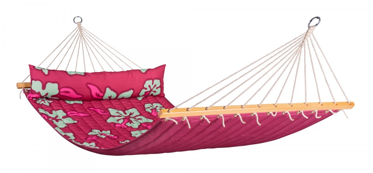 

Гамак двухместный La Siesta Hawaii hibiscus, Красный