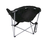 Крісло туристичне складне KingCamp Heavy duty steel folding chair Black / grey - Фото №4