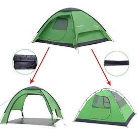 Палатка трехместная KingCamp Tuscany 3 Green - Фото №2