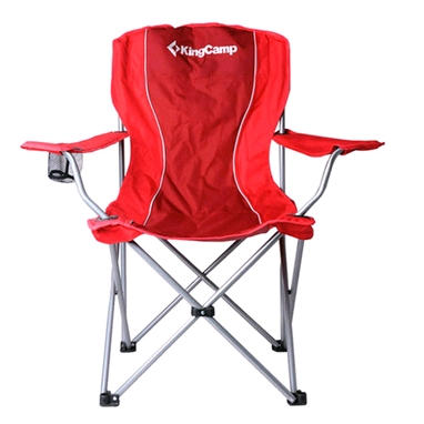 Кресло туристическое складное KingCamp Arms Chairin Steel (KC3818) Red