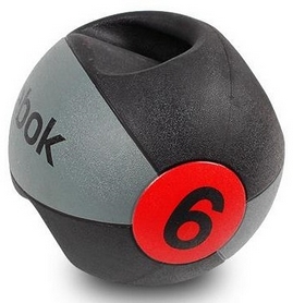М'яч медичний (медбол) з ручками Reebok Double Grip Med Ball 6 кг - Фото №2