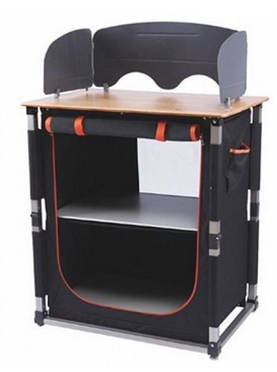 

Кухня складная походная KingCamp Bamboo Cooking Table Black, Черный