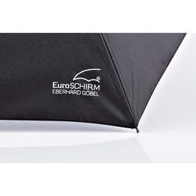 Парасолька EUROSchirm Super Flat Leather Umbrella чорний - Фото №3