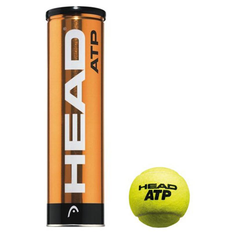 

Мячи для большого тенниса Head ATP Metal CAN (4 шт), Салатовый