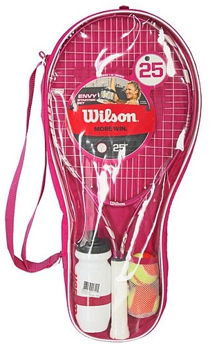 

Набор для большого тенниса Wilson Envy Starter Set 25 pink, Розовый