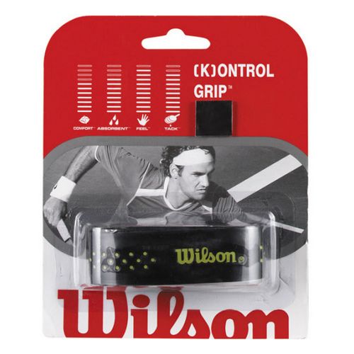 

Намотка для теннисной ракетки Wilson Kontrol Grip черная 1 шт, Черный