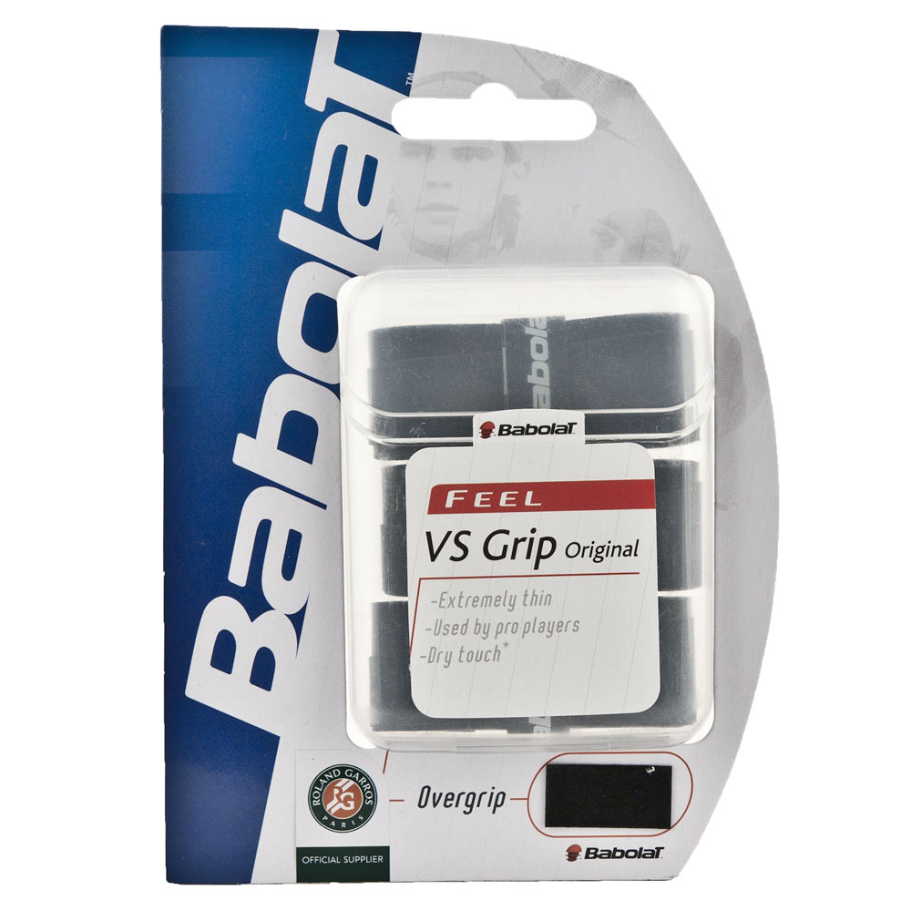 

Намотка для теннисной ракетки Babolat VS Overgrip черная 3 шт, Черный