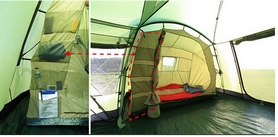 Палатка шестиместная KingCamp Wakaya 6 KT3064 зеленая - Фото №2