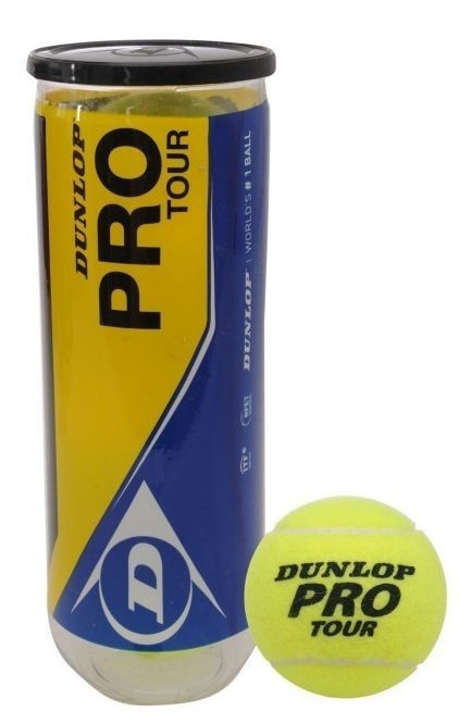 

Мячи для большого тенниса Dunlop Pro Tour 3B (3 шт), Желтый
