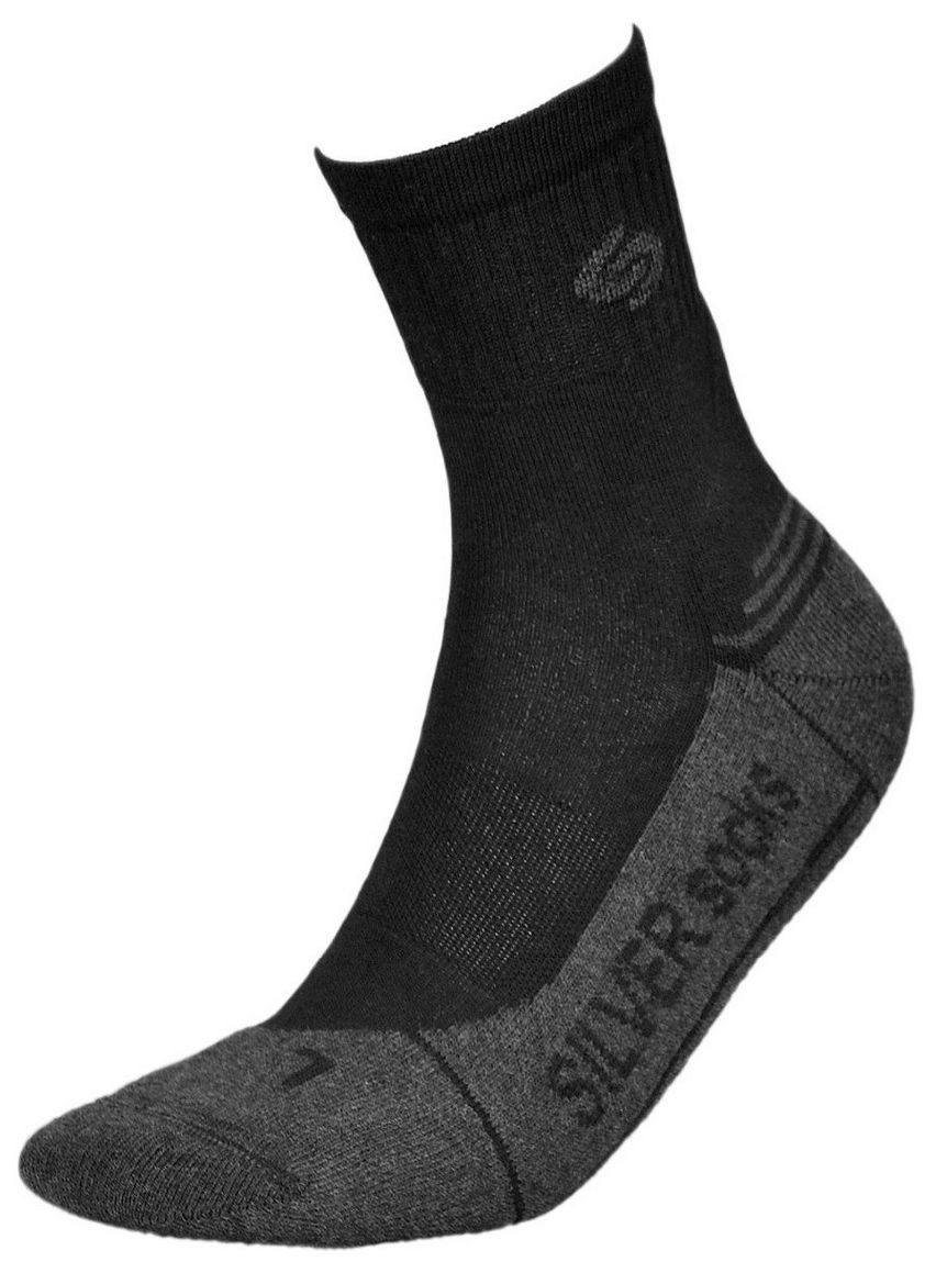 

Носки мужские InMove Athletic Deodorant Silver black/anthracite - 41–43, Черный