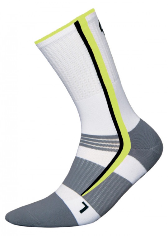 

Носки унисекс InMove Bike Deodorant Silver white/green - 35–37, Зеленый