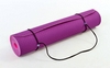 Килимок для йоги (йога-мат) FI-3046-10 ТРЕ + TC 6 мм фіолетовий / рожевий - Фото №3