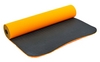 Коврик для йоги (йога-мат) FI-3046 ТРЕ+TC 6 мм оранжевый/черный