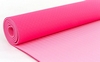 Коврик для йоги (йога-мат) FI-3046 ТРЕ+TC 6 мм розовый - Фото №2