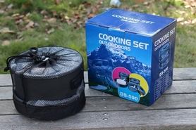 Набор посуды туристический Mountain Outdoor Соокing Set DS-500 - Фото №10