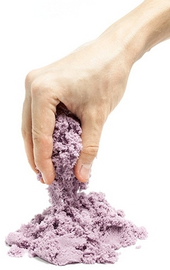 Песок кинетический SuperGum фиолетовый 1000 г