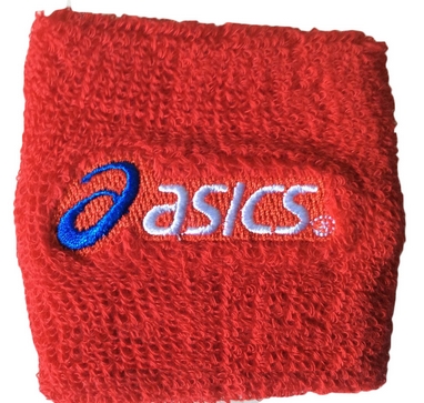 Повязка на кисть (напульсник) Asics BC-5761-R красный