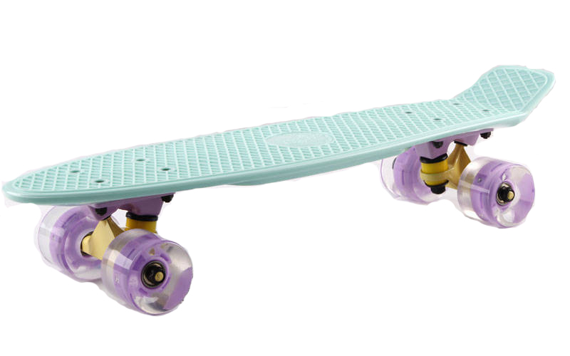 

Пенни борд Penny Wheels Fish SK-405-9 бирюзовый/фиолетовый