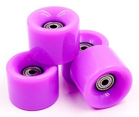 Колеса для скейтборда с подшипником ABEC-7 Kepai SK-4797-6 фиолетовые (4 шт) - Фото №2