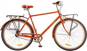 Велосипед городской мужской Dorozhnik Comfort 14G 2017 - 28", рама - 22", оранжевый (OPS-D-28-080)