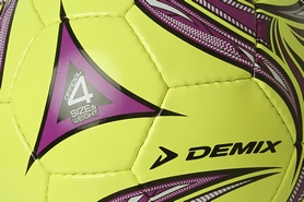 М'яч футбольний Demix DF45-O1 жовтий - Фото №2