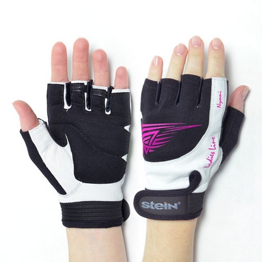 Перчатки спортивные женские Stein Nyomi GLL-2344 черно-розовые