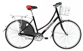 Велосипед городской женский Cyclone Monaco 3-nex - 28", рама - 17", черный (win16-027)