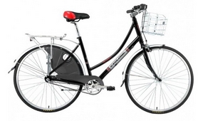Велосипед городской женский Cyclone Monaco 3-nex - 28", рама - 20", черный (win16-029)