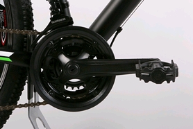 Велосипед горный Crossride Flash MTB - 26", рама - 19", черно-зеленый (AD-Cp26MTB01) - Фото №4