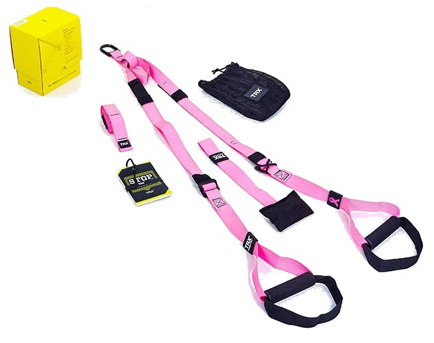 

Петли подвесные тренировочные TRX Pro Pack Home pink, Розовый