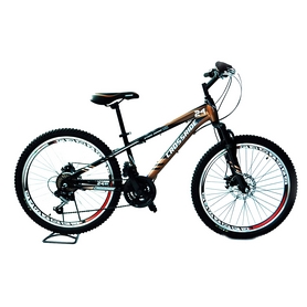 Велосипед подростковый горный Crossride Storm - 24", рама - 13", черный (AD-Cp24MTB03)