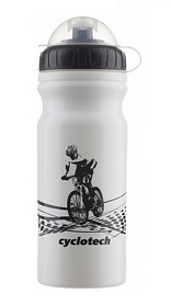 Фляга велосипедная Cyclotech Water Bottle CBOT-1W 680 мл белая