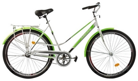 Велосипед городской женский Ardis City Style 2016 - 24", рама - 19", бело-зеленый (AD-0813)