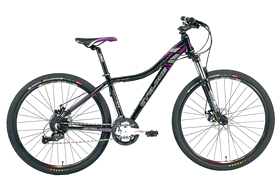 Велосипед горный женский Cyclone LLX-650b - 27,5", рама - 15,5", черный (win16-156)