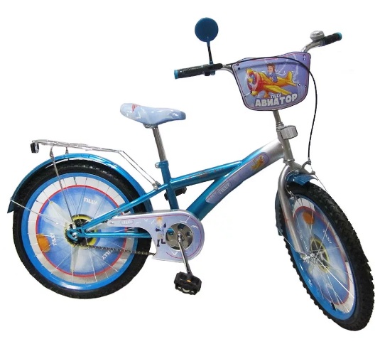 

Велосипед детский Baby Tilly Авиатор - 20", синий (T-22024)