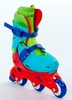 Коньки роликовые раздвижные детские Kepai YX-0153-R синий/красный - Фото №2