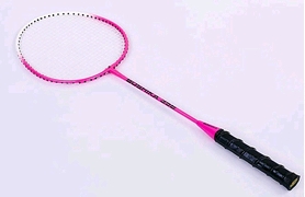 Набір для бадмінтону (2 ракетки, чохол) Boshika YB-358-P рожевий - Фото №3