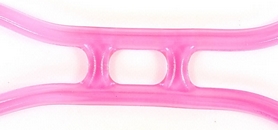Эспандер гелевый Pro Supra Восьмерка розовый - Фото №4