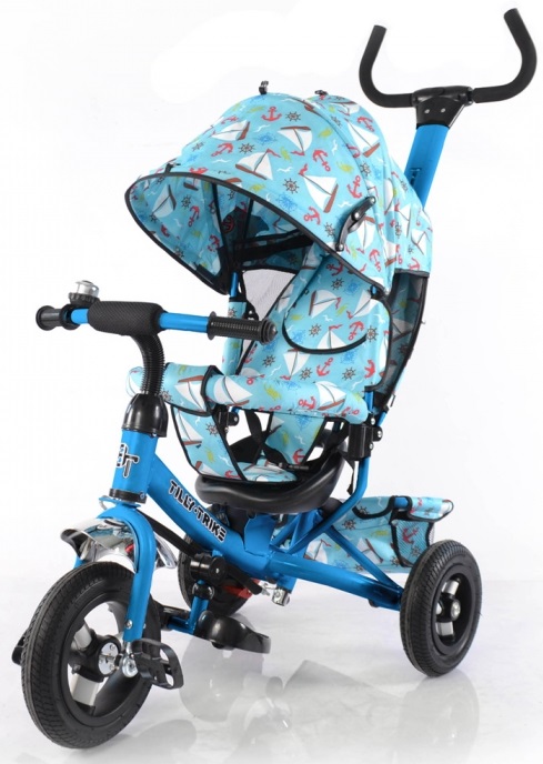 

Велосипед трехколесный Baby Tilly Trike - 12", голубой (T-351-9 LIGHT BLUE)