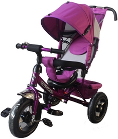 Велосипед трехколесный Baby Tilly Trike - 12", фиолетовый (T-364 VIOLET) - Фото №2