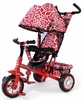 Велосипед трехколесный Baby Tilly Zoo-Trike - 12", темно-красный (T-342* DARK RED)
