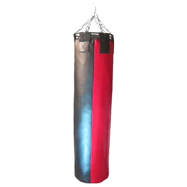 Мешок боксерский (PVC) 150х40 см красно-черный