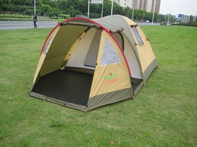 Палатка трехместная GreenCamp Х-1504 - Фото №3
