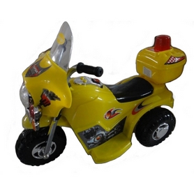 Электромобиль мотоцикл детский Baby Tilly T-723 желтый
