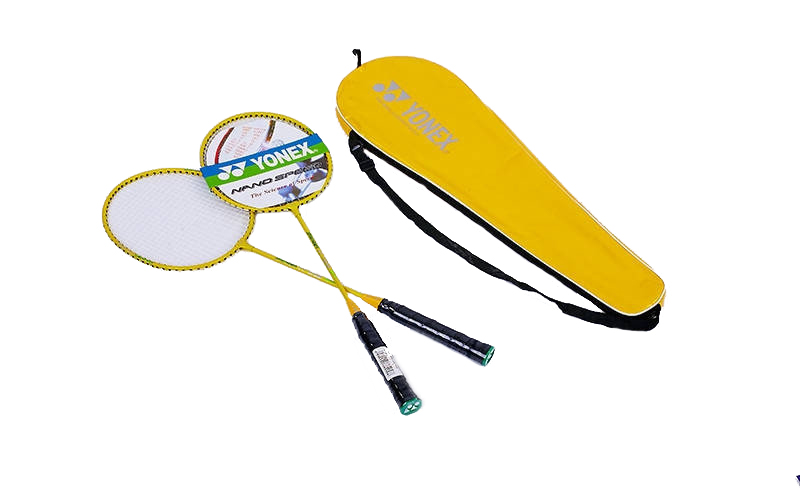 

Набор для бадминтона (2 ракетки, чехол) Yonex YY-1308-Y желтый