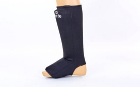 Захист для ніг (гомілка + стопа) трикотажна Daedo BO-5486-BK чорна - Фото №2