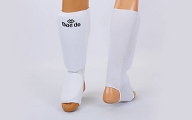 Захист для ніг (гомілка + стопа) трикотажна Daedo BO-5486-W біла - Фото №2