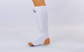 Захист для ніг (гомілка + стопа) трикотажна Daedo BO-5486-W біла - Фото №3