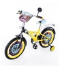 Велосипед детский Baby Tilly Мотогонщик - 18", желтый (T-21825)